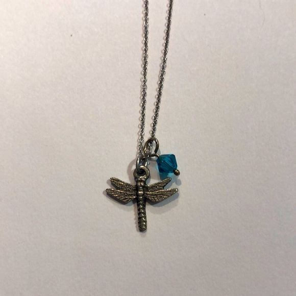 Danforth Pewter Dragonfly Necklace - Picture 1 of 2